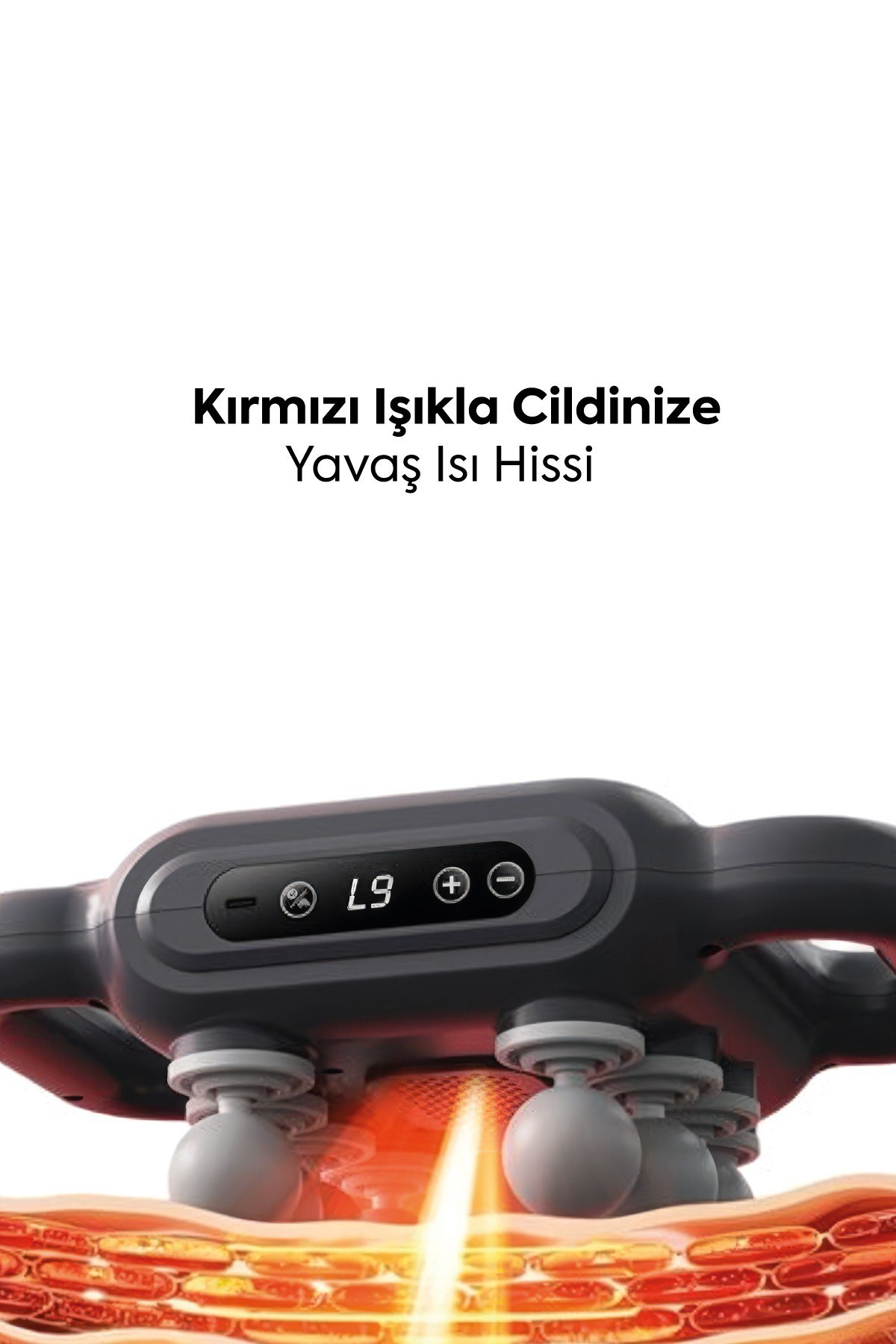 Walke Premium Isıtmalı Çok Başlıklı Elektrikli Tüm Vücut Masaj Aleti V-01