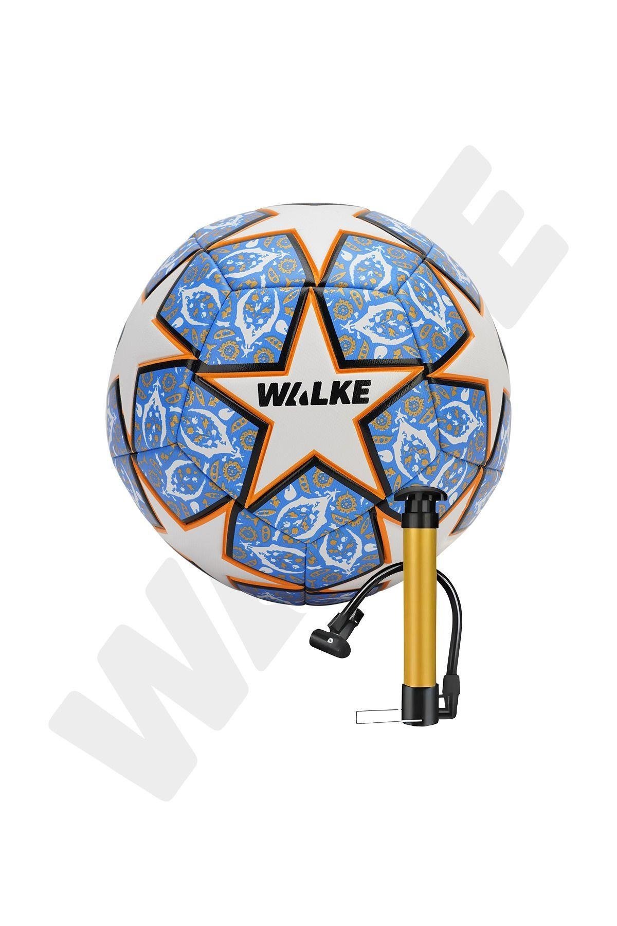 Walke Premium Şampiyonlar Ligi Temalı 5 Numara Futbol Topu Pompa Hediyeli