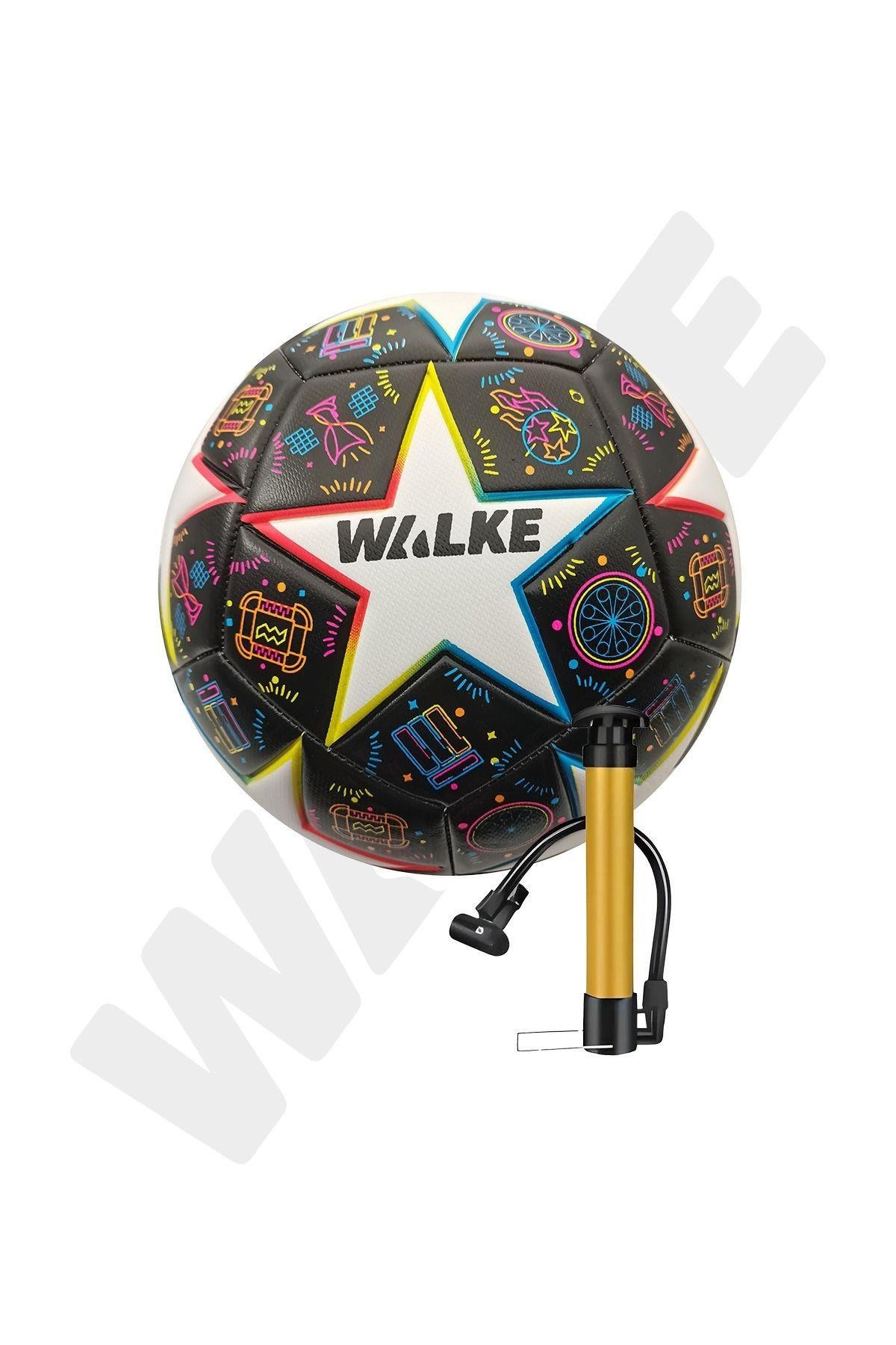 Walke Premium Şampiyonlar Ligi Temalı 5 Numara Futbol Topu Pompa Hediyeli