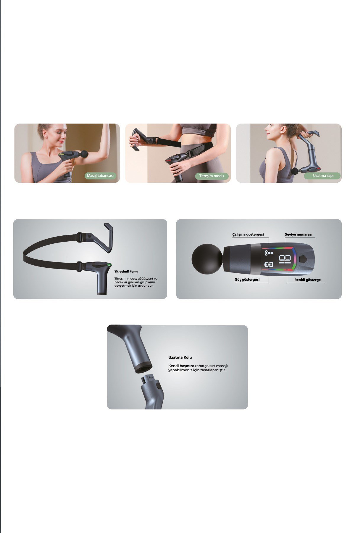 WALKE Premium Vücut  Masaj Aleti V-03