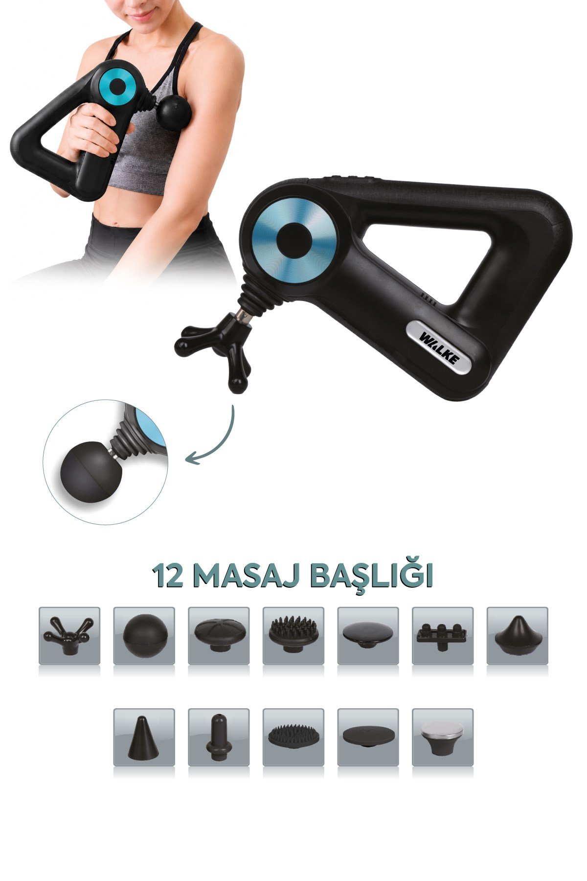 WALKE Premium Vücut  Masaj Aleti V-04