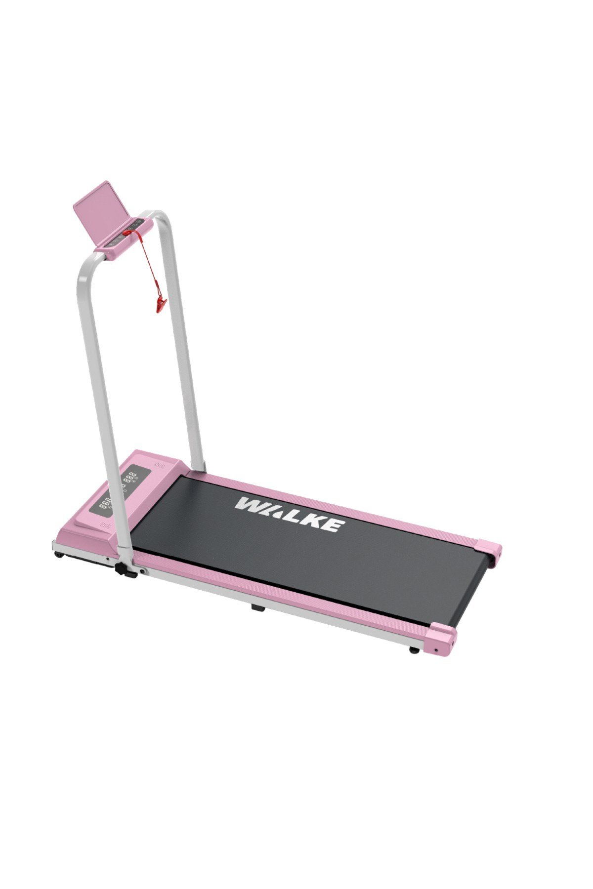 Walke W-Fit Plus Koşu Bandı Pembe Dahili Hoparlörlü Hız Kontrollü Uygulamalı