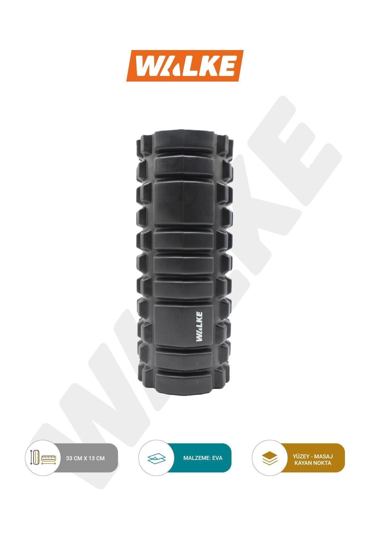 Walke Yüksek Yoğunlukta Orta Sert Deluxe Foam Roller Masaj Köpüğü Pilates Masaj Rulosu