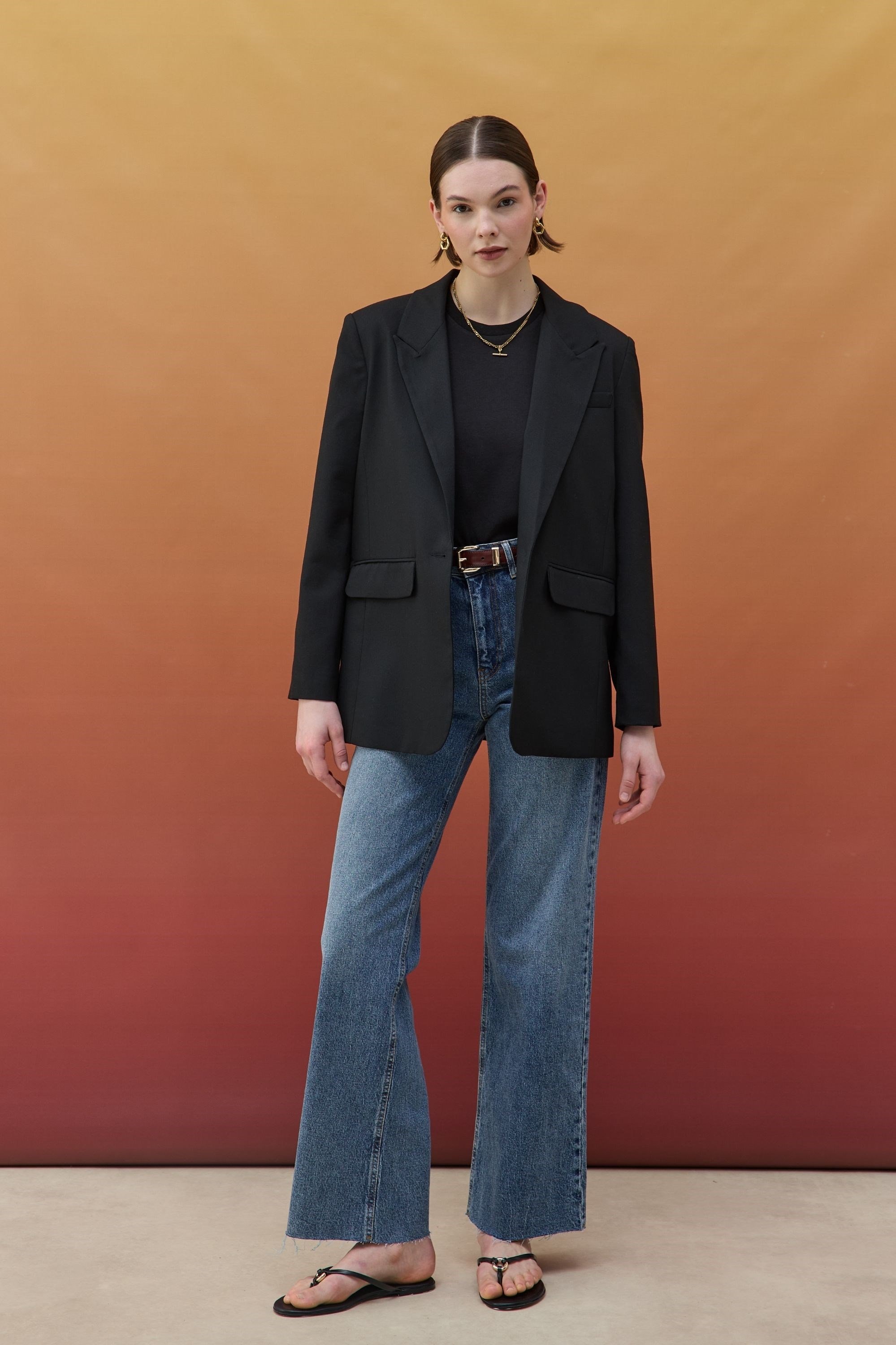 KLASİK SİYAH BLAZER CEKET