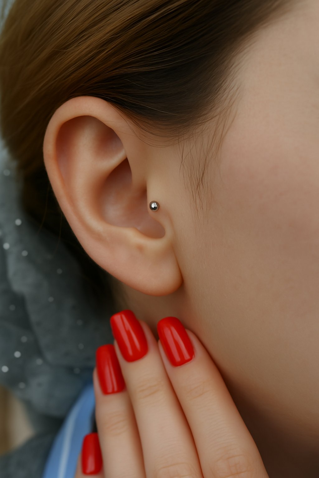 2 mm Mini Toplu Çelik Piercing – Tragus Helix Lob Dil ve Dudak Uyumlu | 316L Paslanmaz