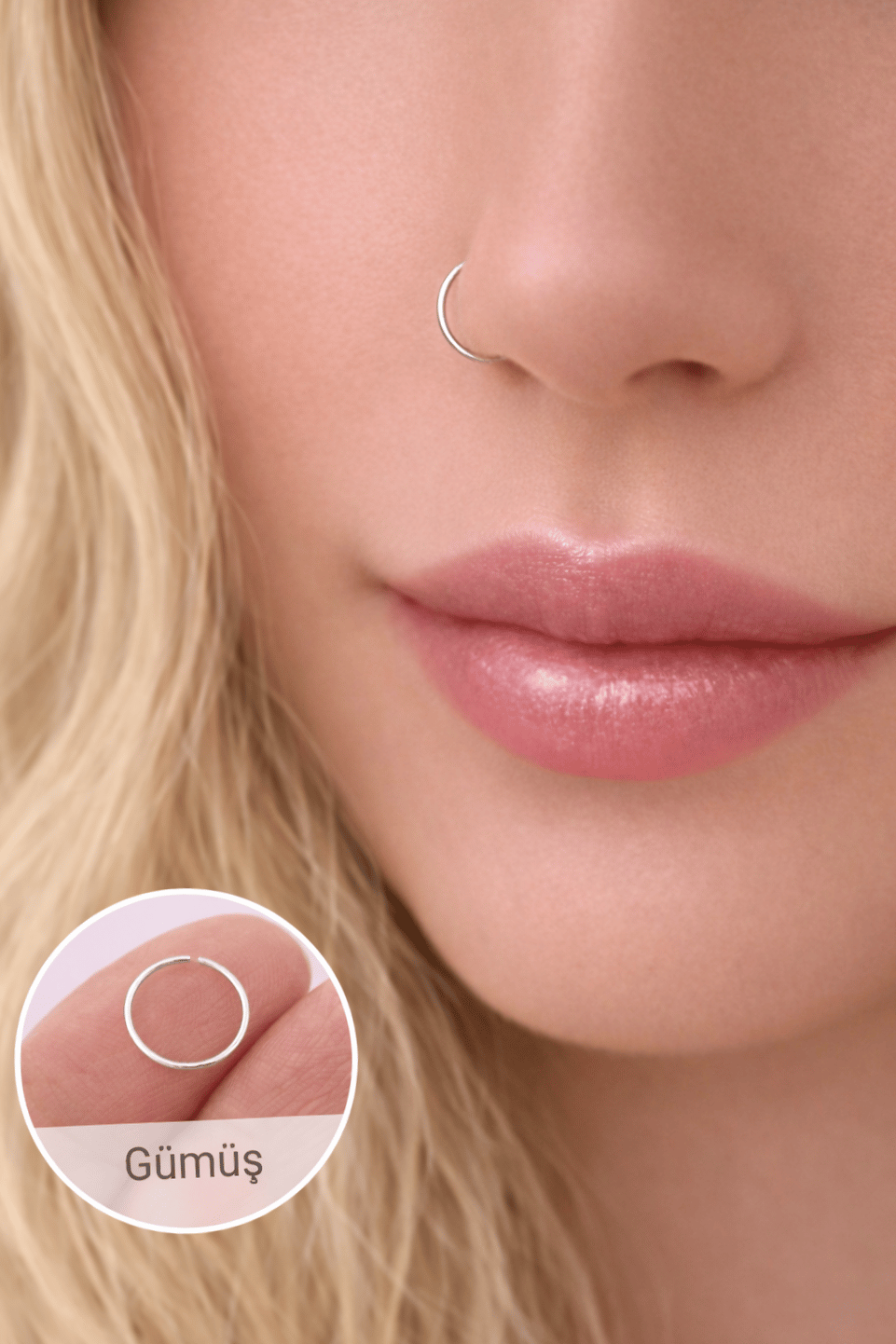 8 mm Düz Halka Hızma İthal 925 Ayar Gümüş