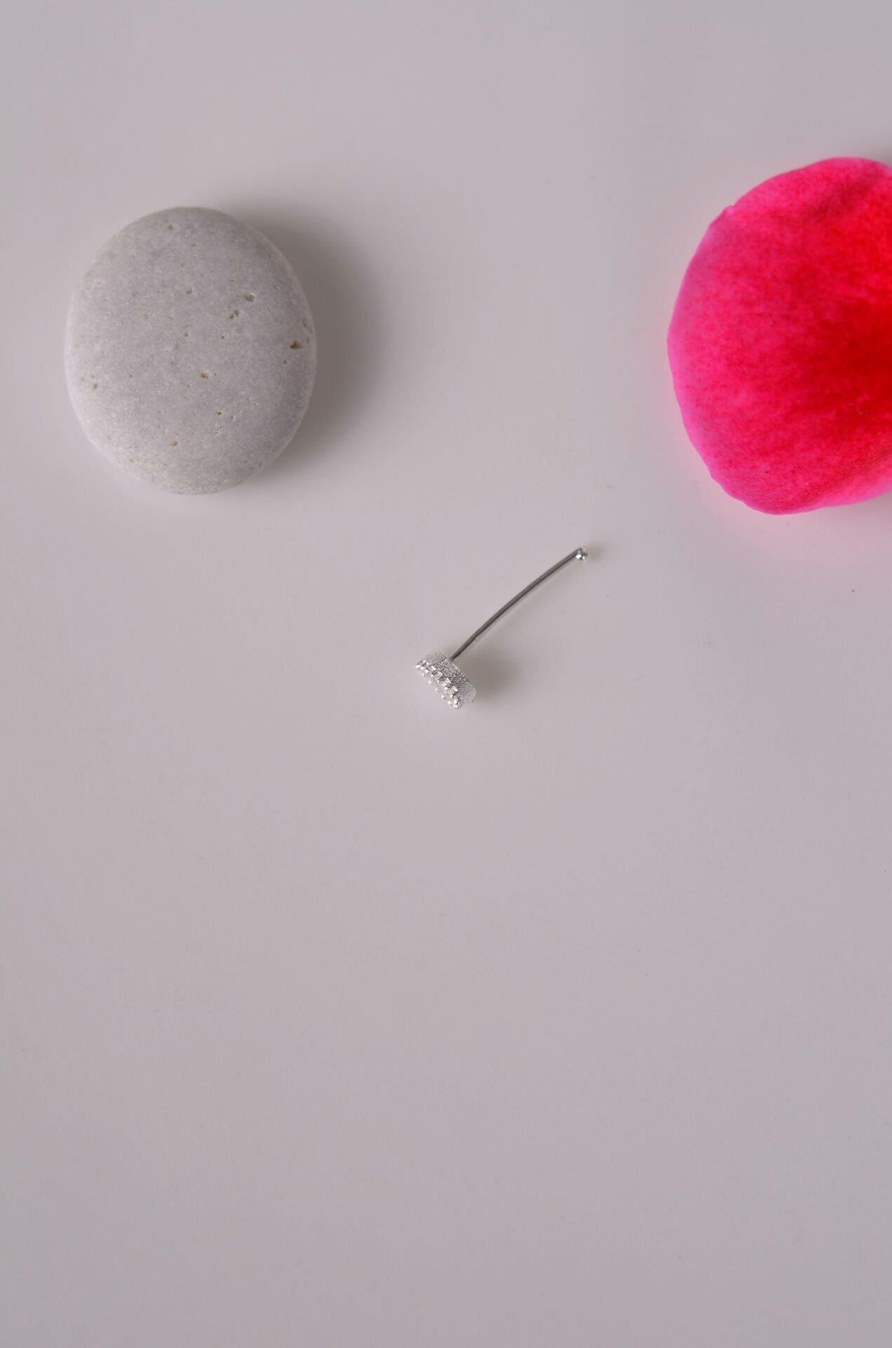 925 Ayar Gümüş Taşlı Damla Model Hızma