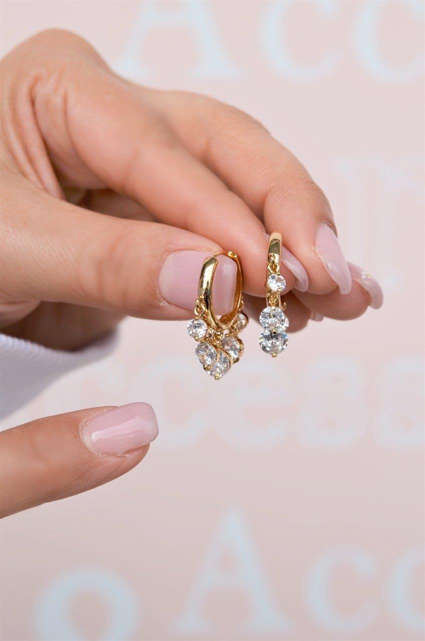 Gold Renk Şakira Küpe