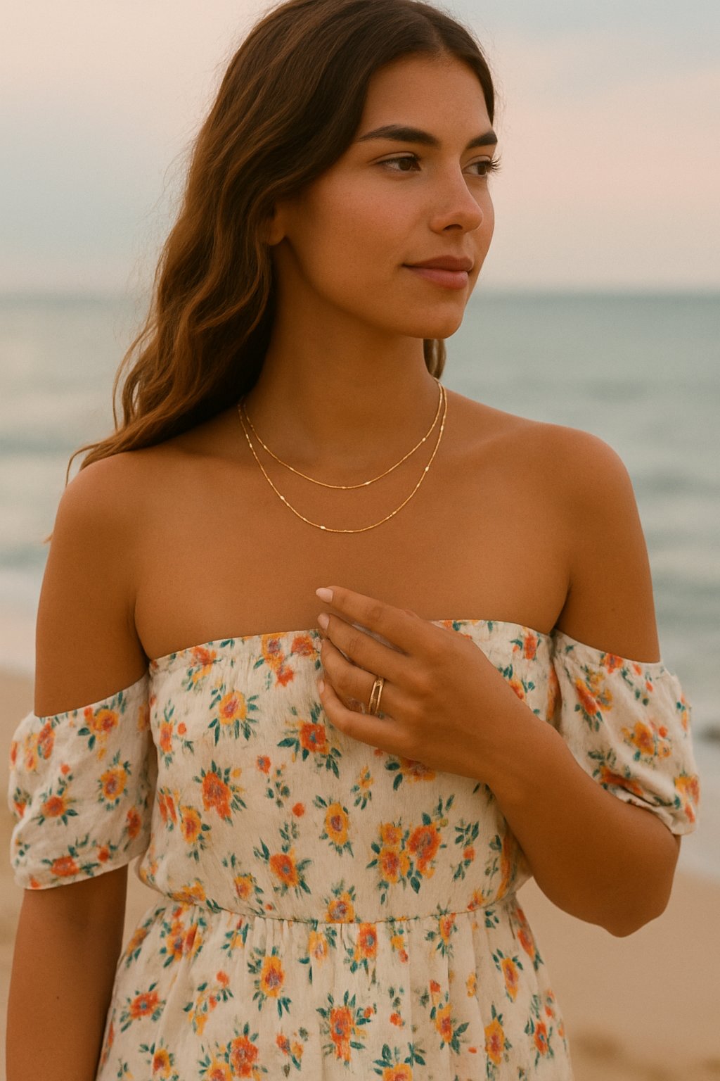 İnce Işıltılı Bel Zinciri Bel Kolyesi