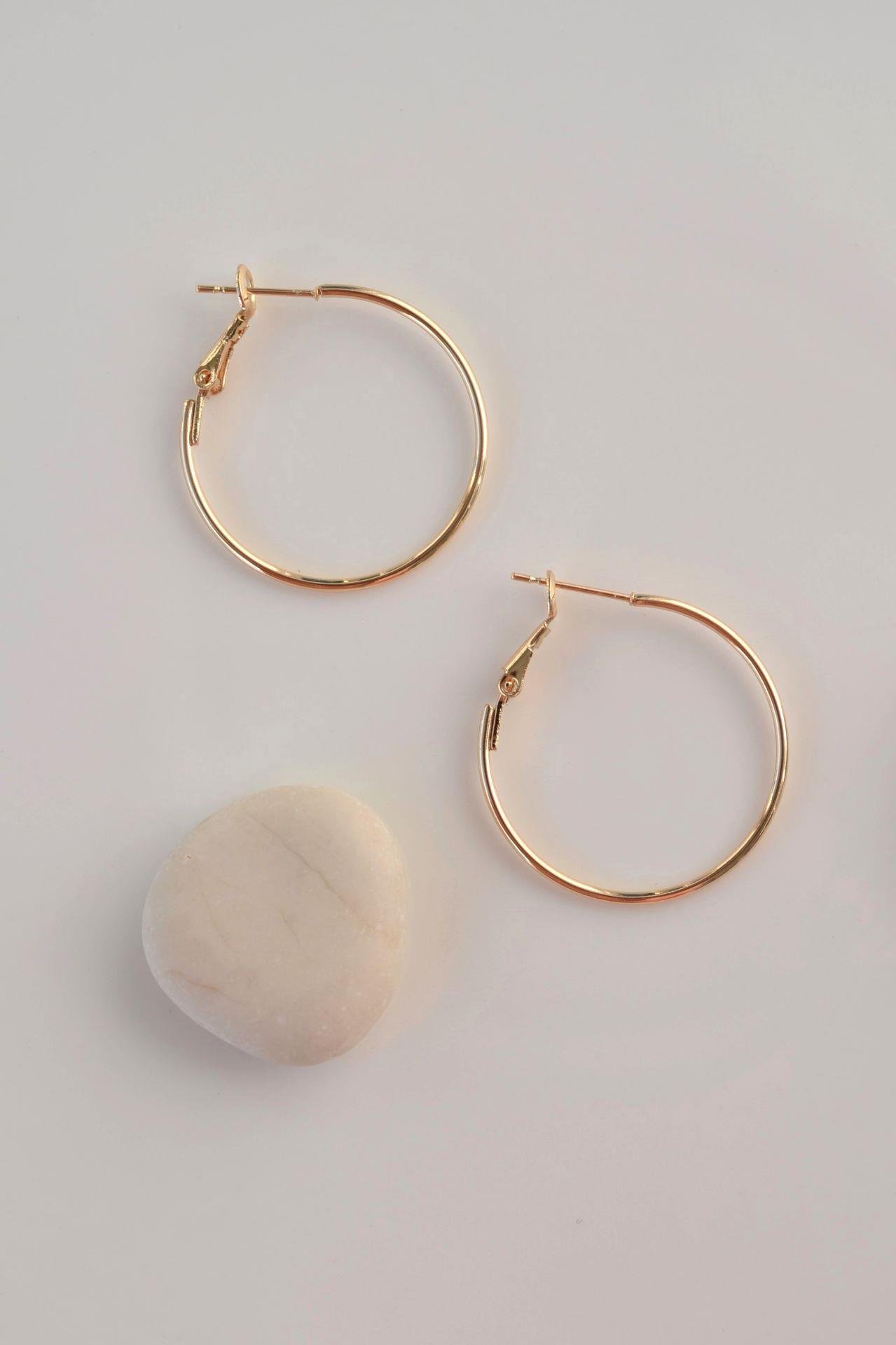 İncecik Halka Küpe Çok İnce Halka