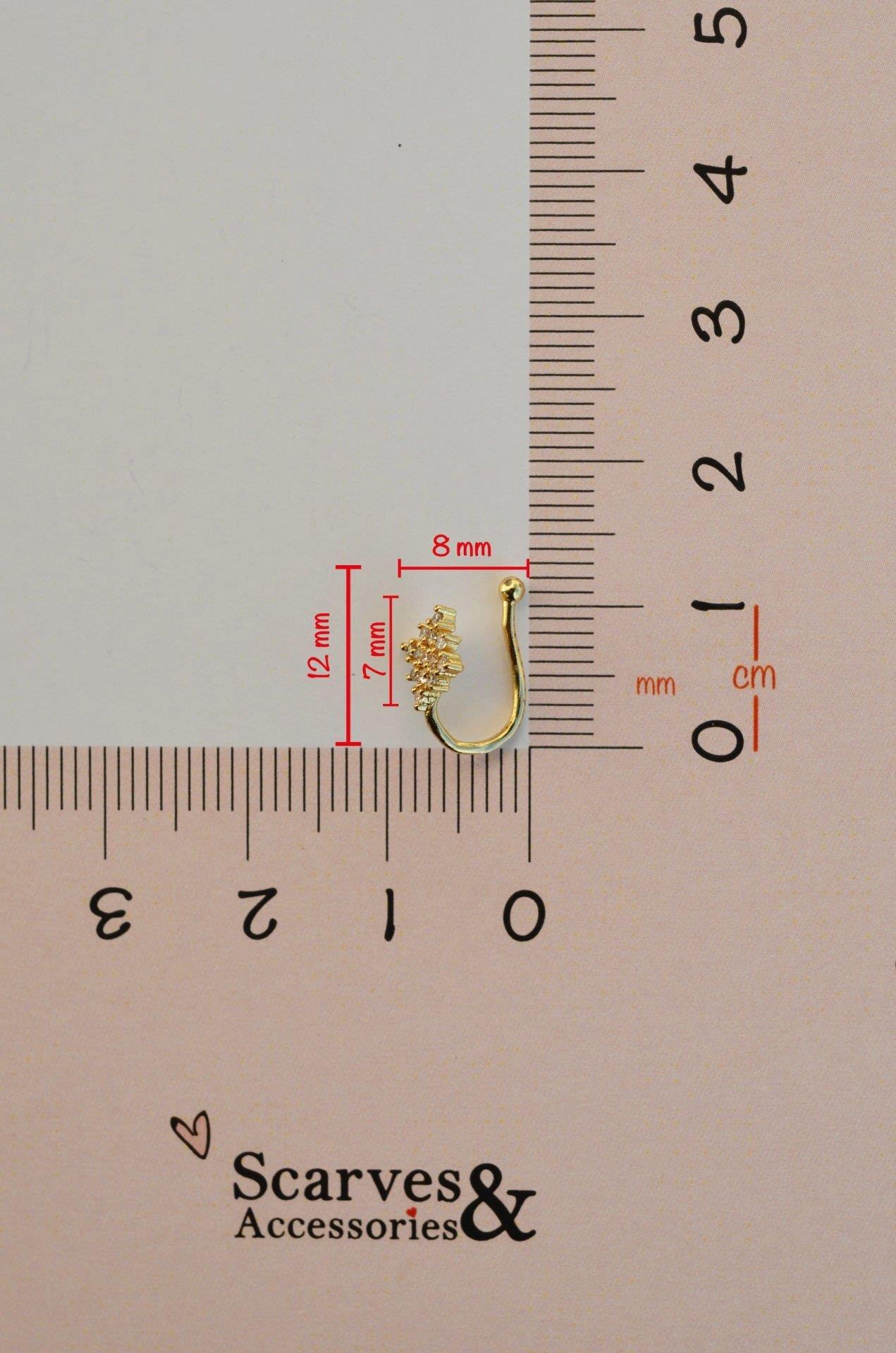 Mini Kutup Yıldızı Sıkıştırmalı Hızma Gold Mini Kutup Yıldızı Sıkıştırmalı Kıkırdak Küpesi