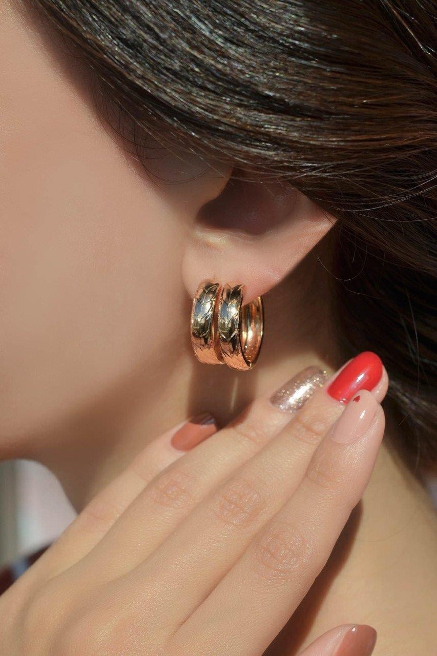 Orta Boy Basic Halka Küpe