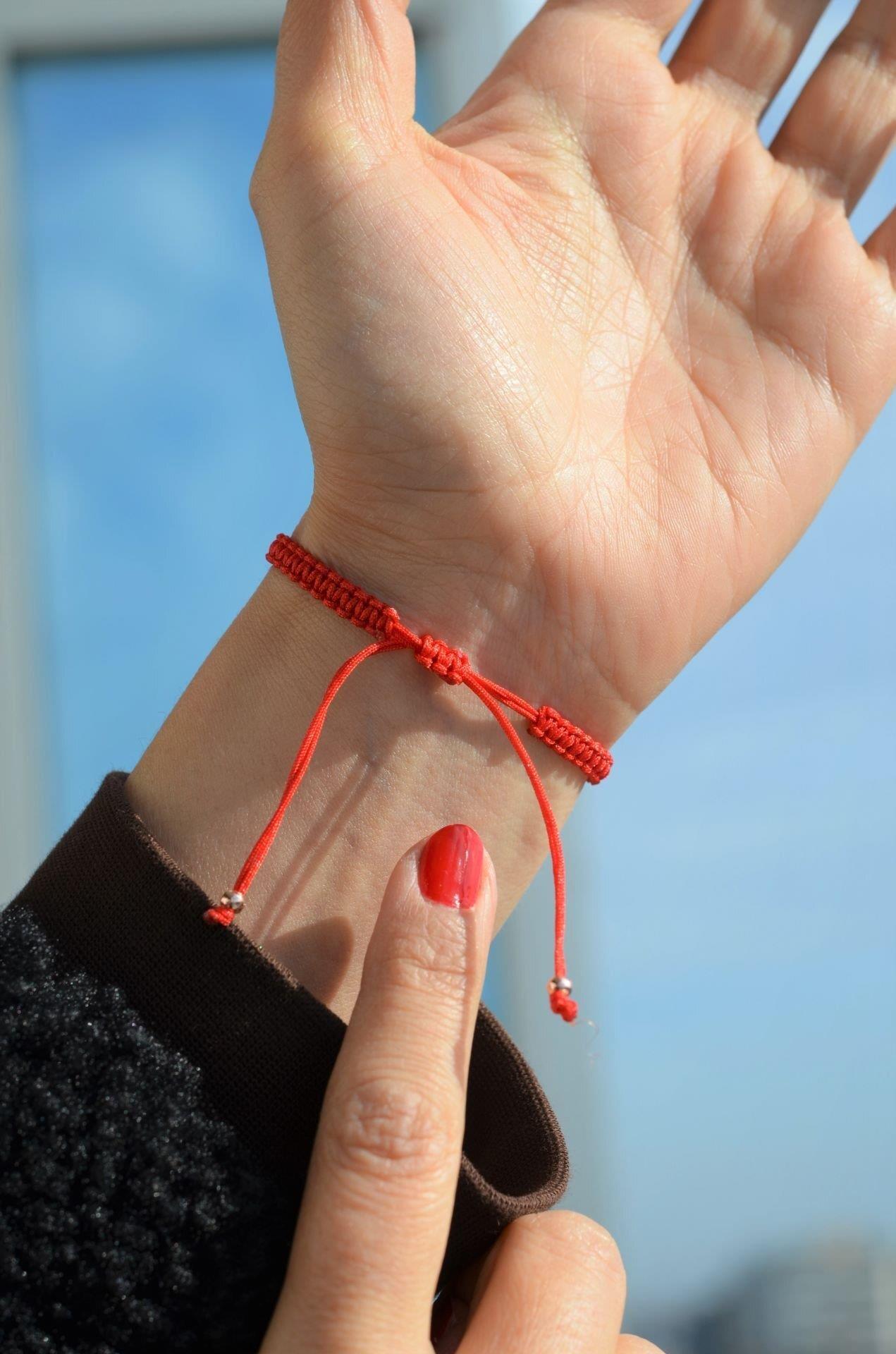 Sonsuzluk Simgeli Kırmızı Şans İpi Best Friend Bilekliği 2 Adet