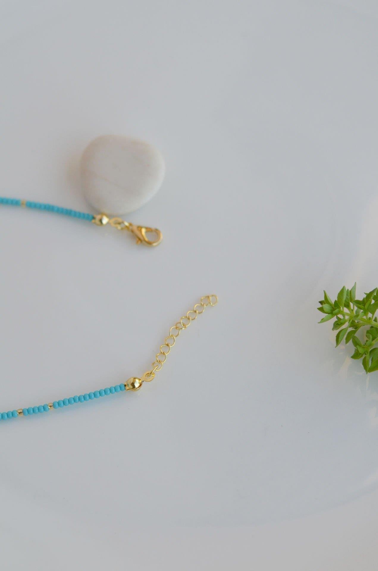 Turquaz Nazar Boncuklu Halhal