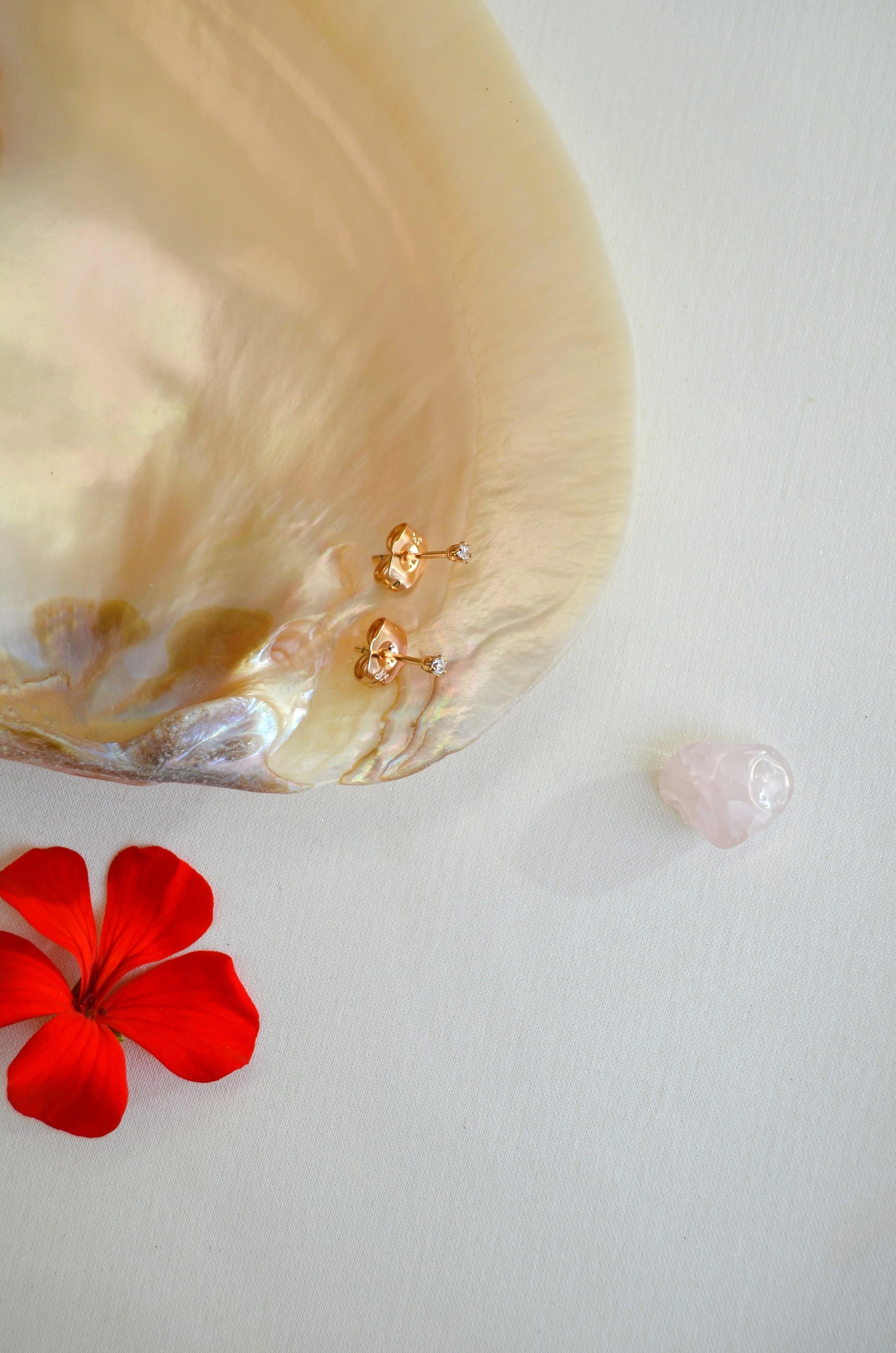 Zirkon Taşlı 2 mm Tektaş Küpe