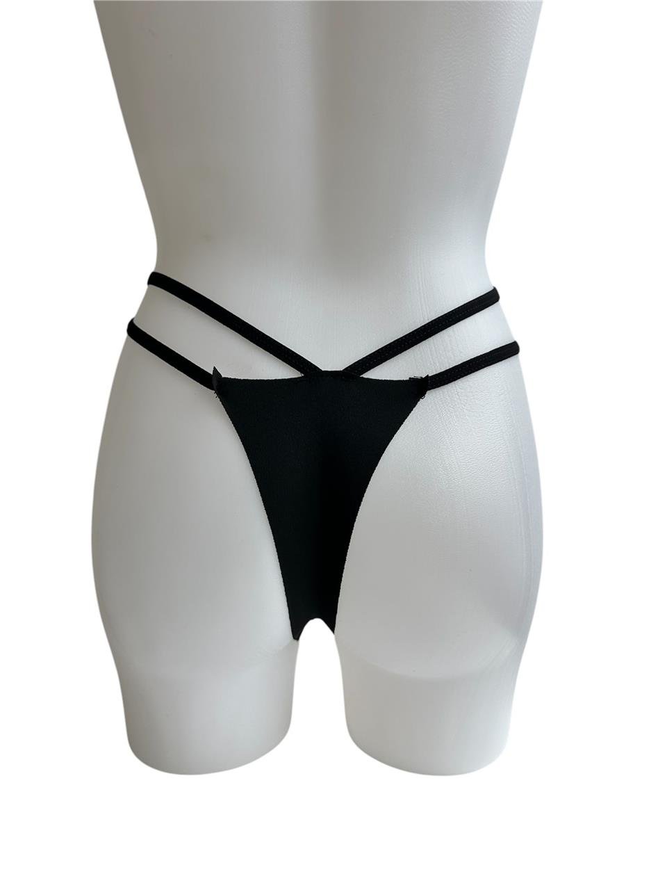 SİYAH DANTELLİ TANGA 