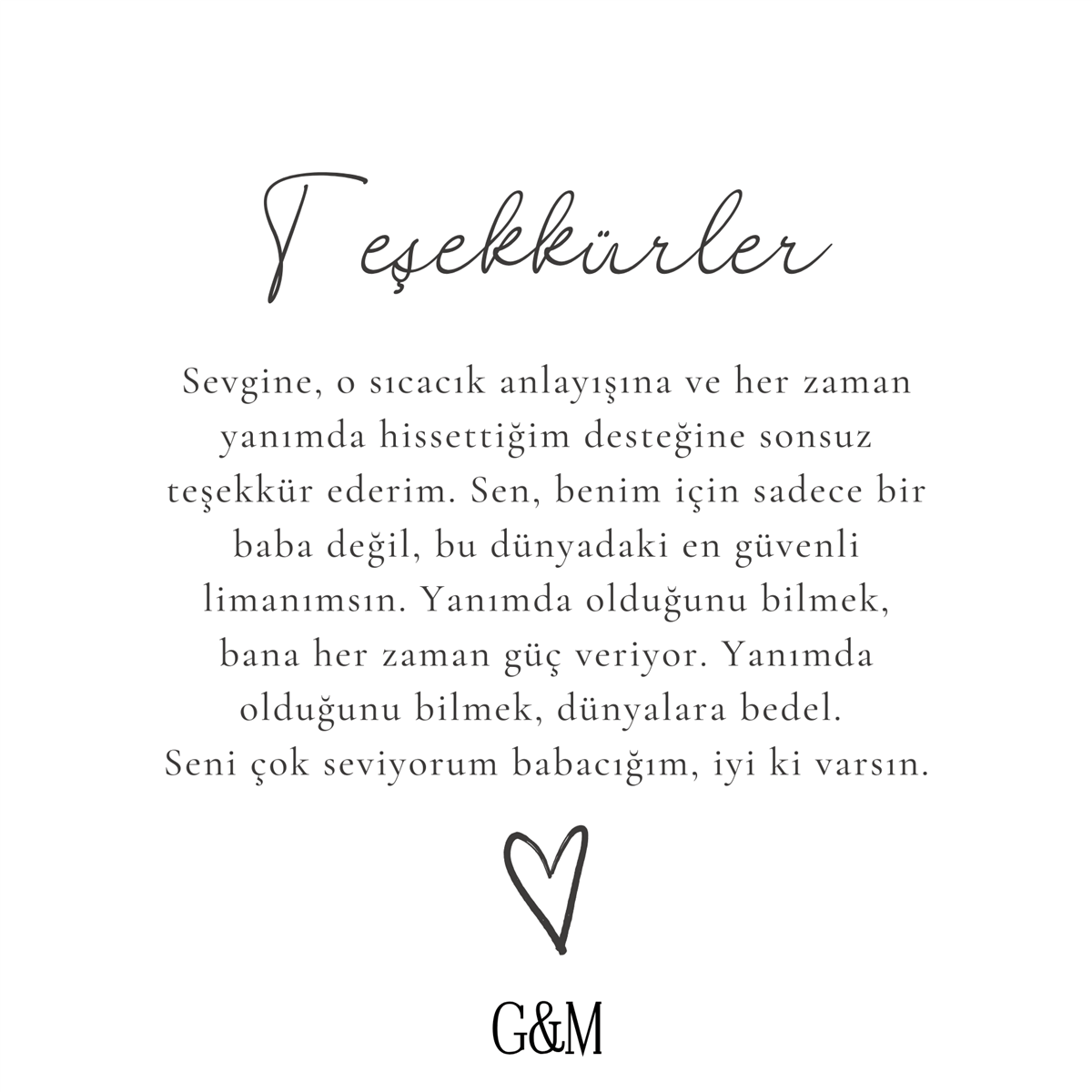 Babalar Günü Hediye Kartı 2