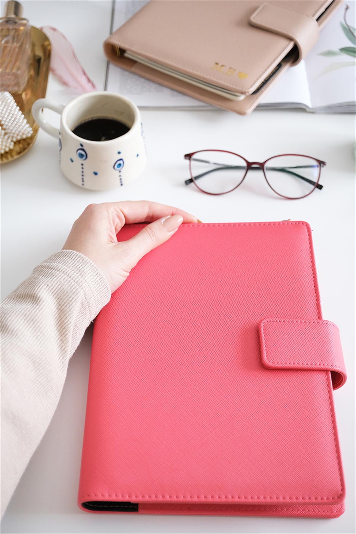 Kişiye Özel Mercan Smyth Haftalık Defter 