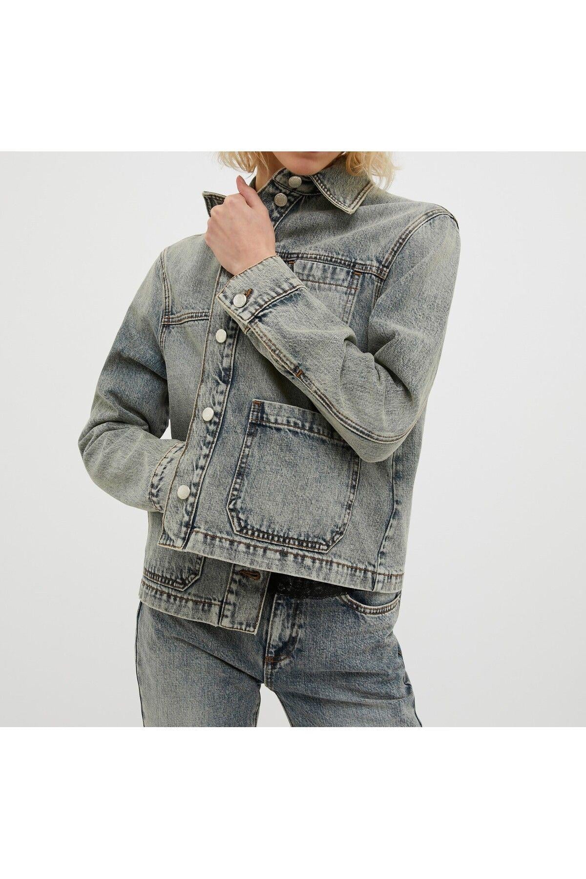 Kadın Denim Kot Ceket