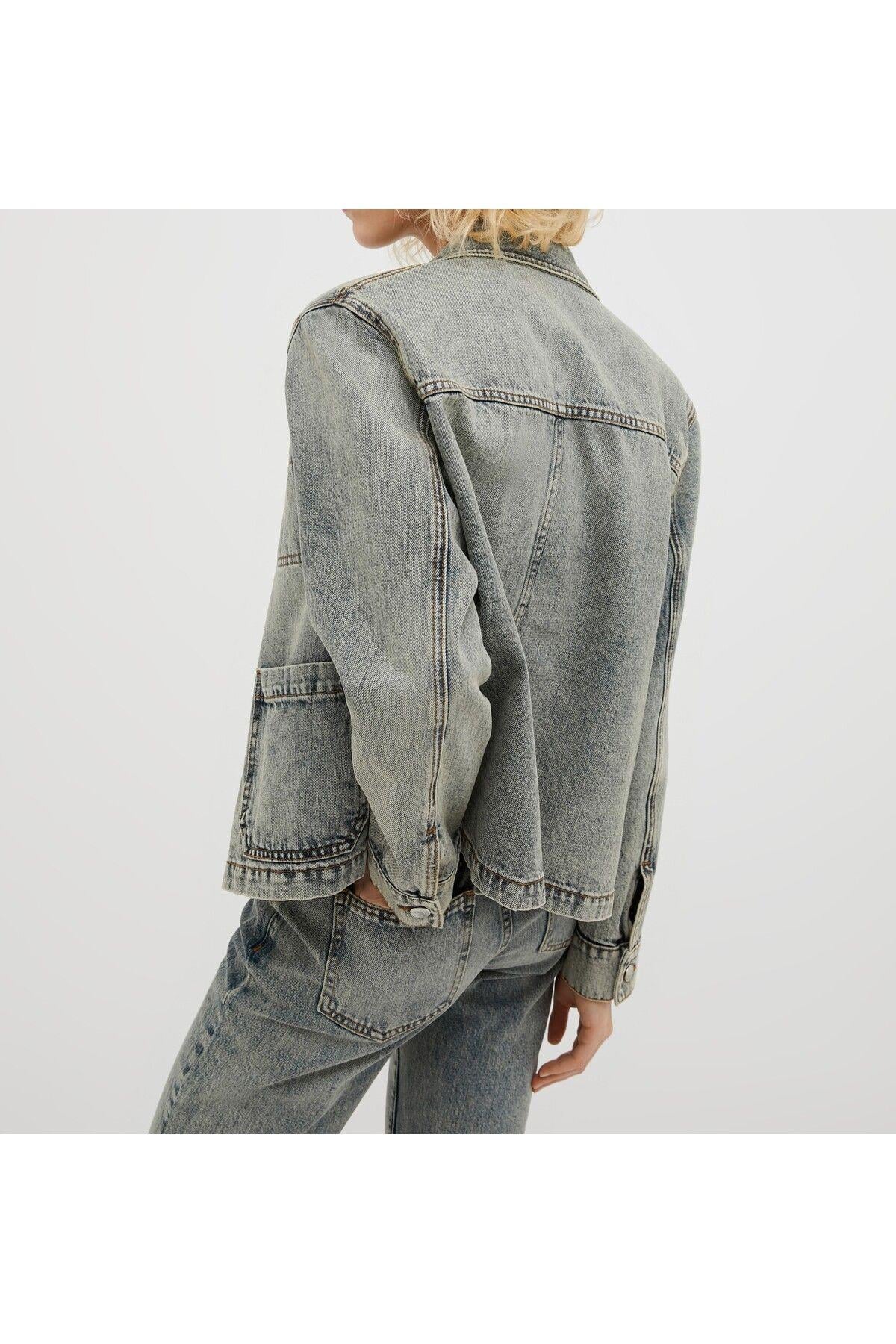 Kadın Denim Kot Ceket