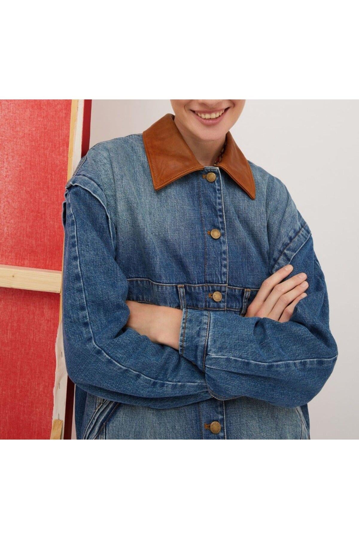 Kadın Denim Kot Ceket
