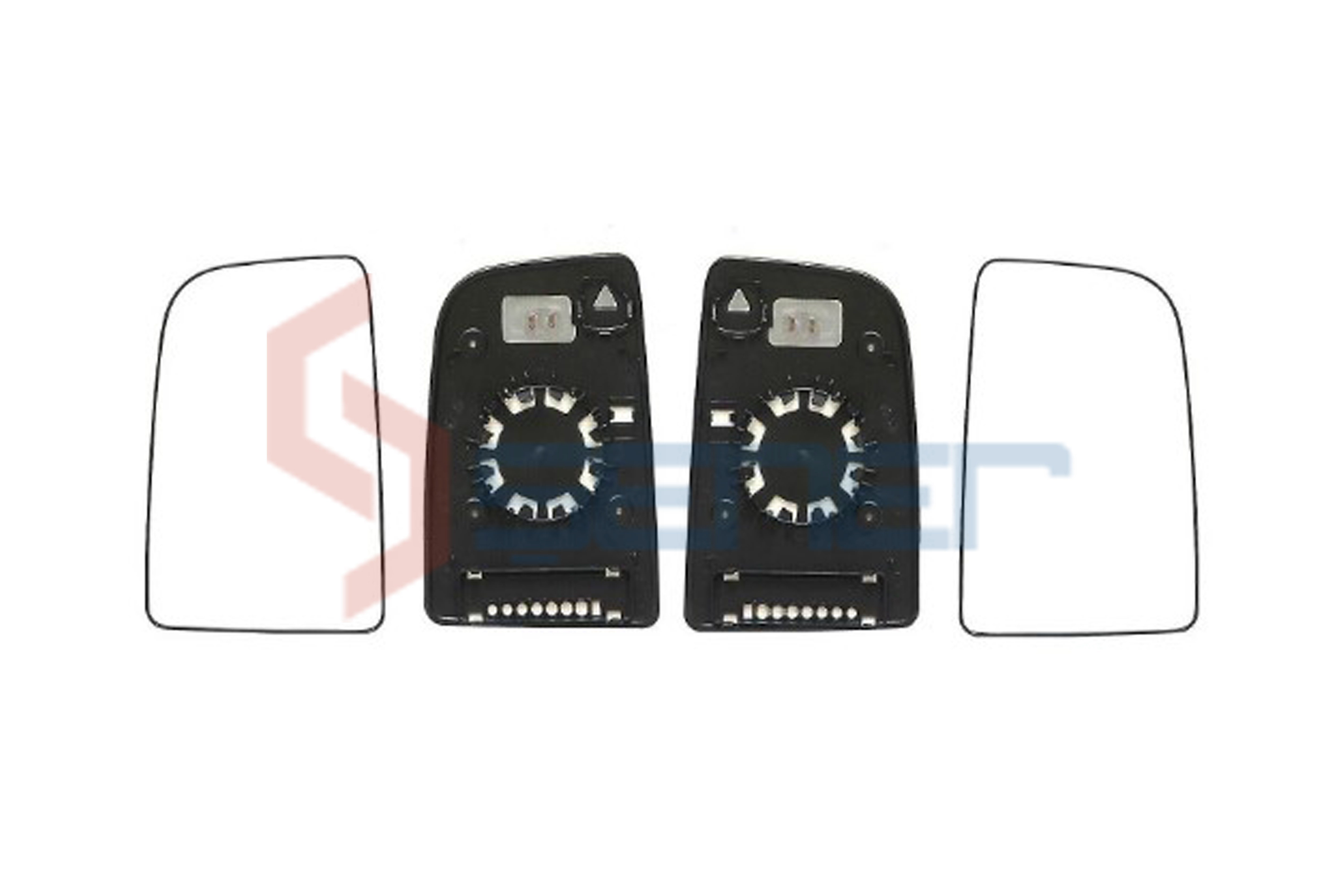 AYNA CAMI ÜST YUVARLAK GÖBEK L SPRINTER W906 06> - LONGLING - LL01-60-001-3L