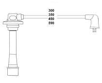 BUJİ KABLOSU MAZDA 626 2.0L FS FP GF kasa 98-01 - HELLUX - FSD718140-FSD718140C-8BH418140