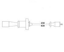 BUJİ KABLOSU MITSUBISHI OUTLANDER 2.0L 4G63 DOHC CU2W 02-06 - 2 kablolu set - HELLUX - MD343245