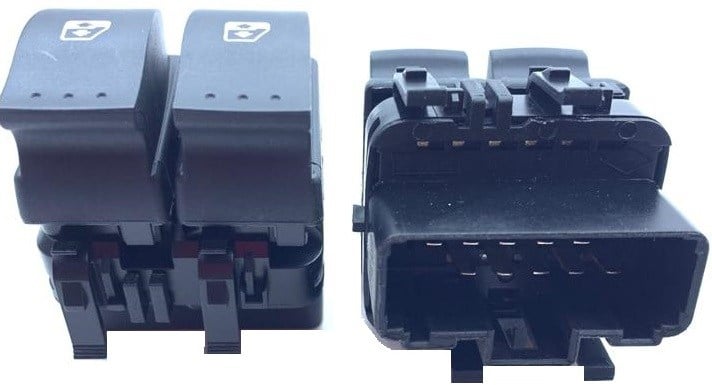 CAM AÇMA/KAPAMA ÇİFTLİ ÖN SOL ÇİFTLİ-SİYAH RENAULT MEGANE II 02> TRAFIC II 06> LAGUNA II 01> OPEL VİVARO A 06> 10 FİŞLİ - HELLUX - 8200315034-8200416806