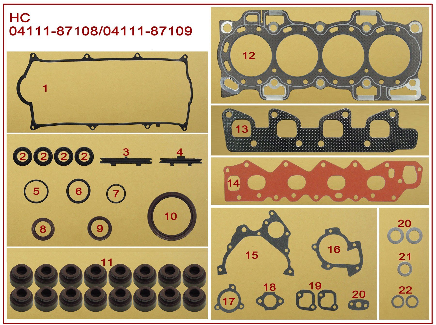 CONTA TAKIM APPLAUSE/CHAREDE 1,-3/1,6 90-97 - ITAQI - 04111-87108-SKCLİ