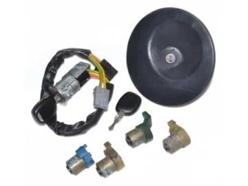 KONTAK ANAHTAR SETİ RENAULT KANGOO 03 KONTAK 5 SIFRE DEPO KAPAĞI - HELLUX - 7701472589