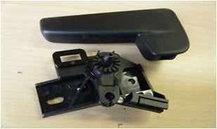 MOTOR KAPUT AÇMA KOLU ALT PLASTİĞİ SET GOLF 14>> POLO 10-15 RAPID 13>> OCTAVIA 13>> PASSAT 15>> - GKL - 6R1823533-6R1823633