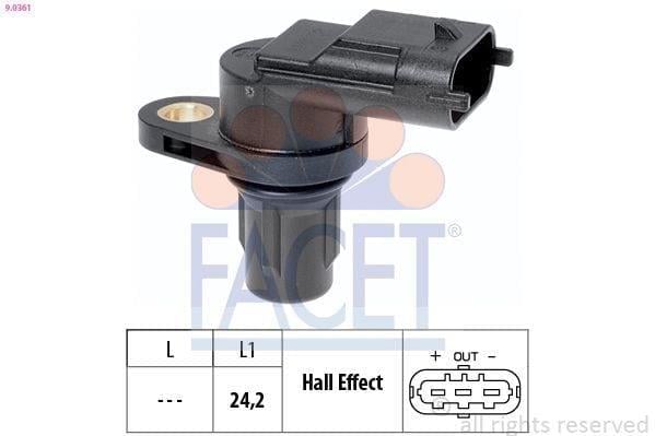 Opel Astra G / H / Corsa C / D 1.2-1.4Xe Eksantrik Devir Sensörü  Facet 9.0361