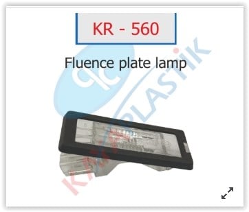 PLAKA LAMBASI MGN III-FLUENCE-SCENIC II-CAPTUR-LGN II-LATITUDE-DUSTER-LOGAN MCV II-LODGY - KAYA - 8200013577