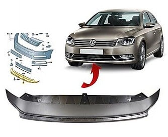 TAMPON SPOYLERİ ÖN PASSAT 2011-2015 - GKL - 3AA805903