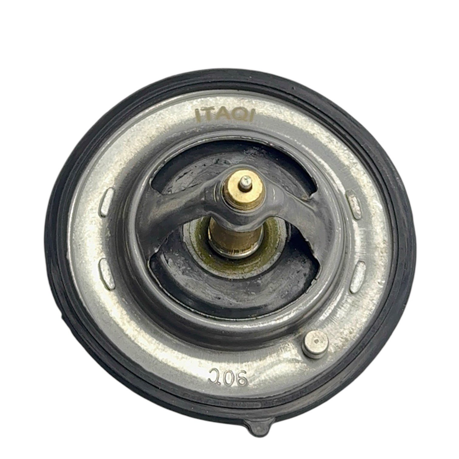 TERMOSTAT ACCENT BLUE 12-18/İ30 12-16/İ20 14-16/  CEED 11-15/ELANTRA 12-16/İX35 11-14/CERAT0 11-15/SPORTAGE 12-14 (90 DERECE) - ITAQI - 25500-2A100