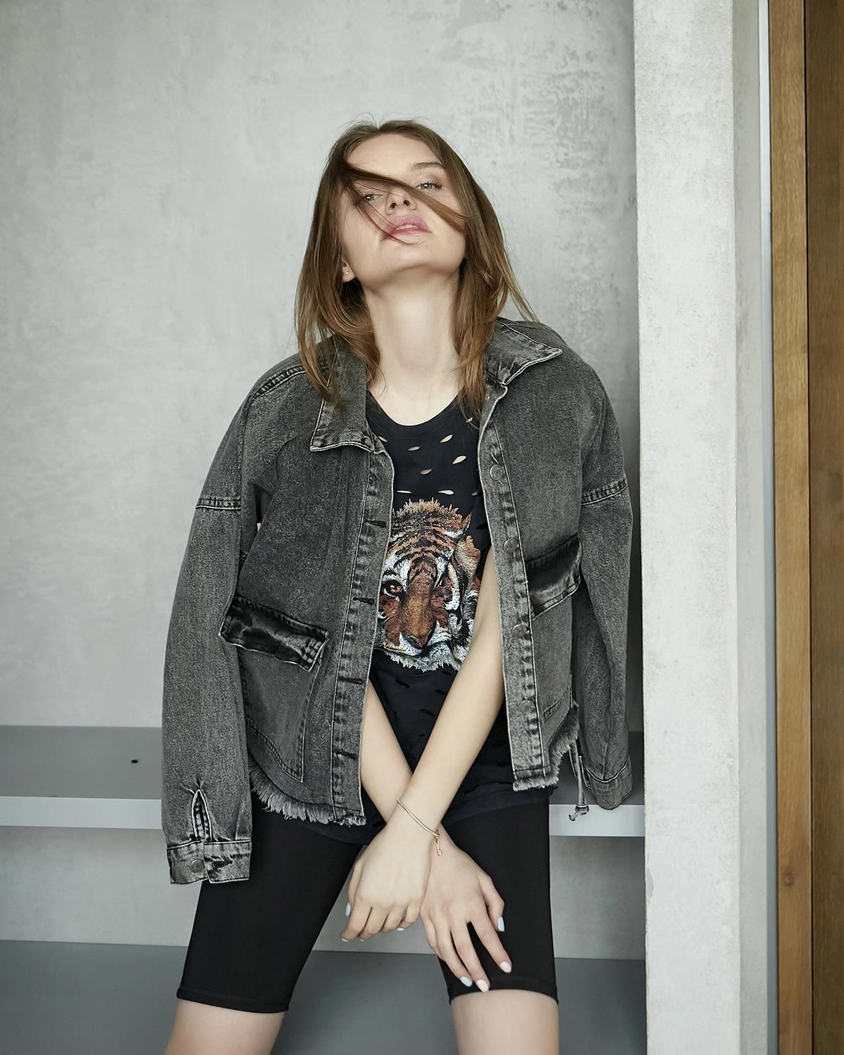 Kot Ceket Antrasit Gri