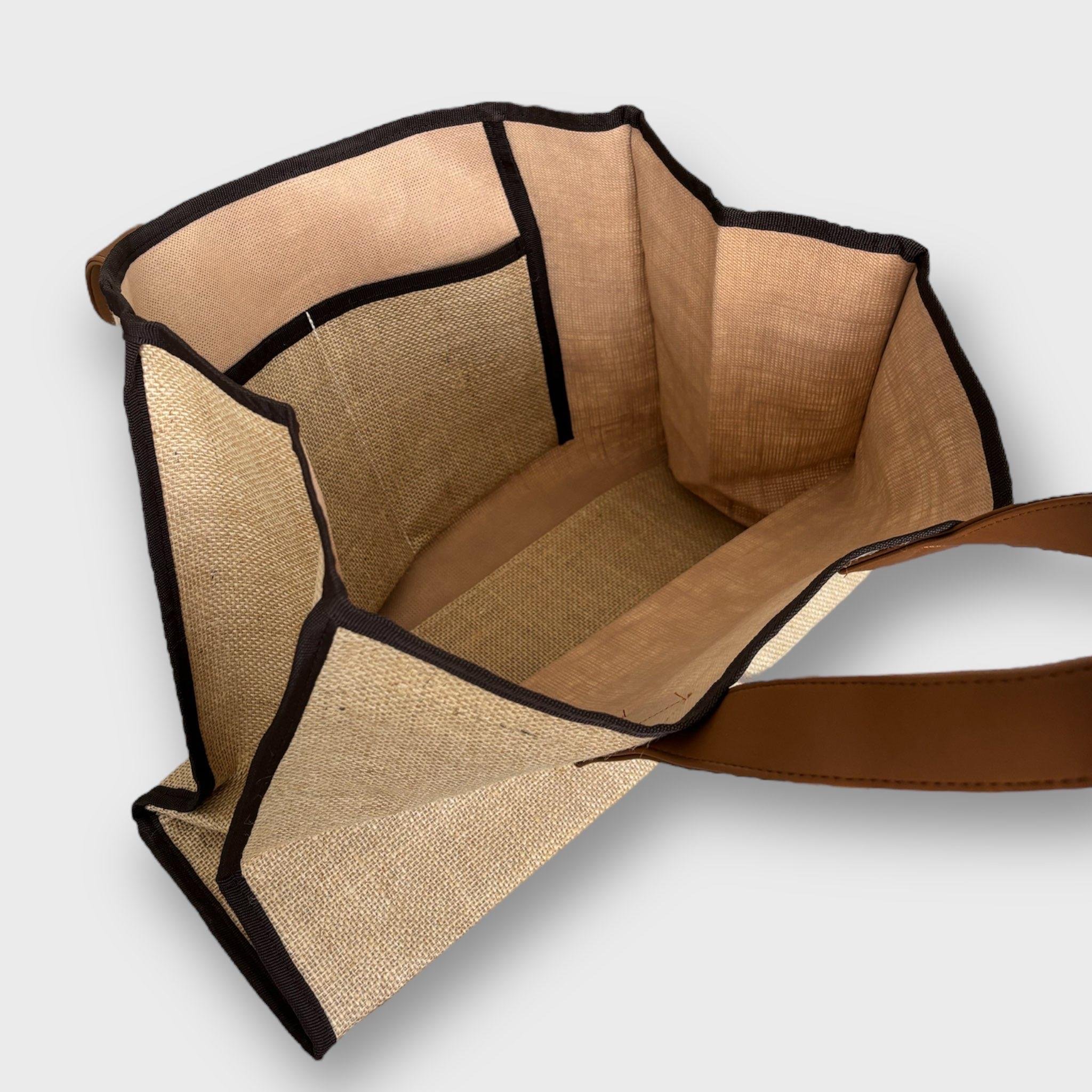 Aisha Hasır Geniş Çanta