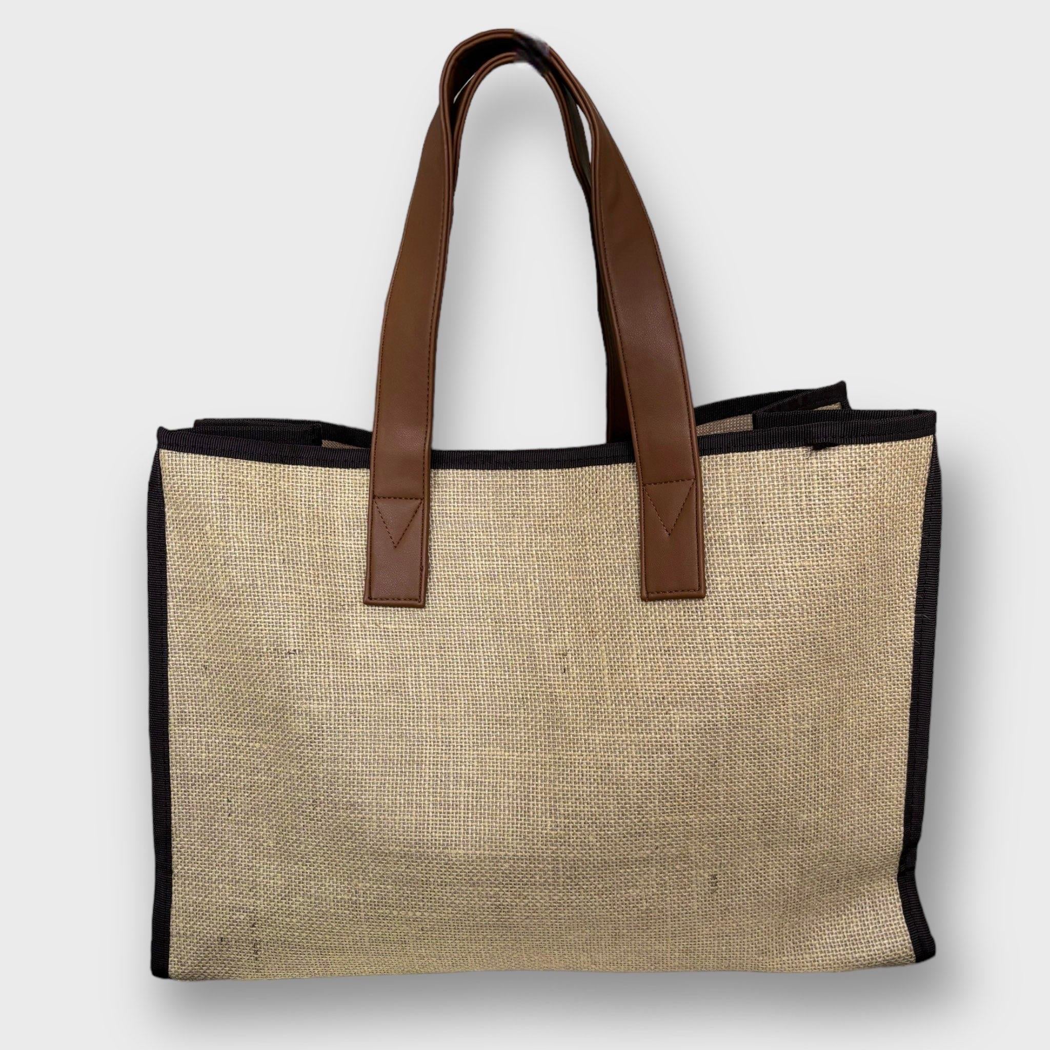 Aisha Hasır Geniş Çanta