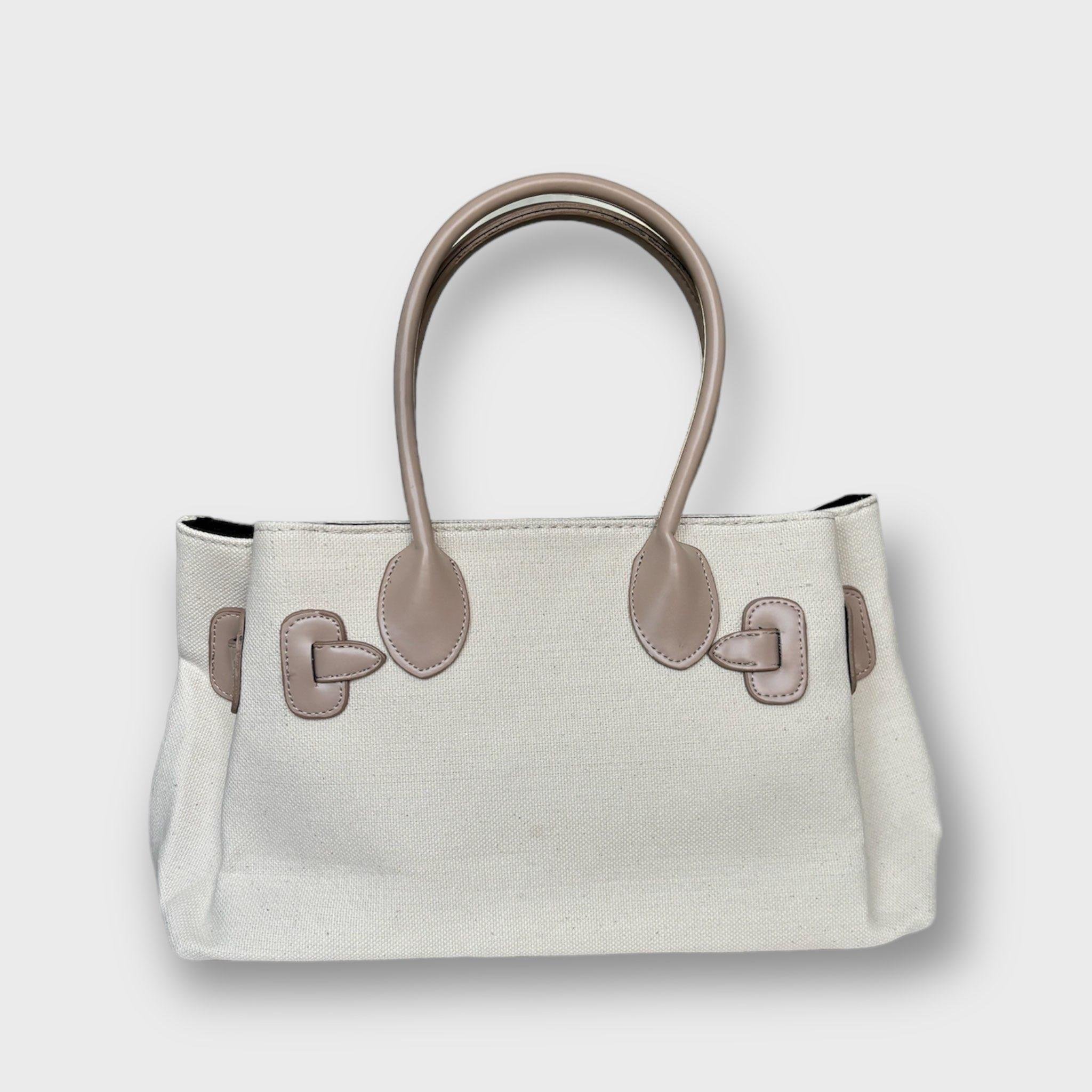 Almira Bej Kanvas Çanta