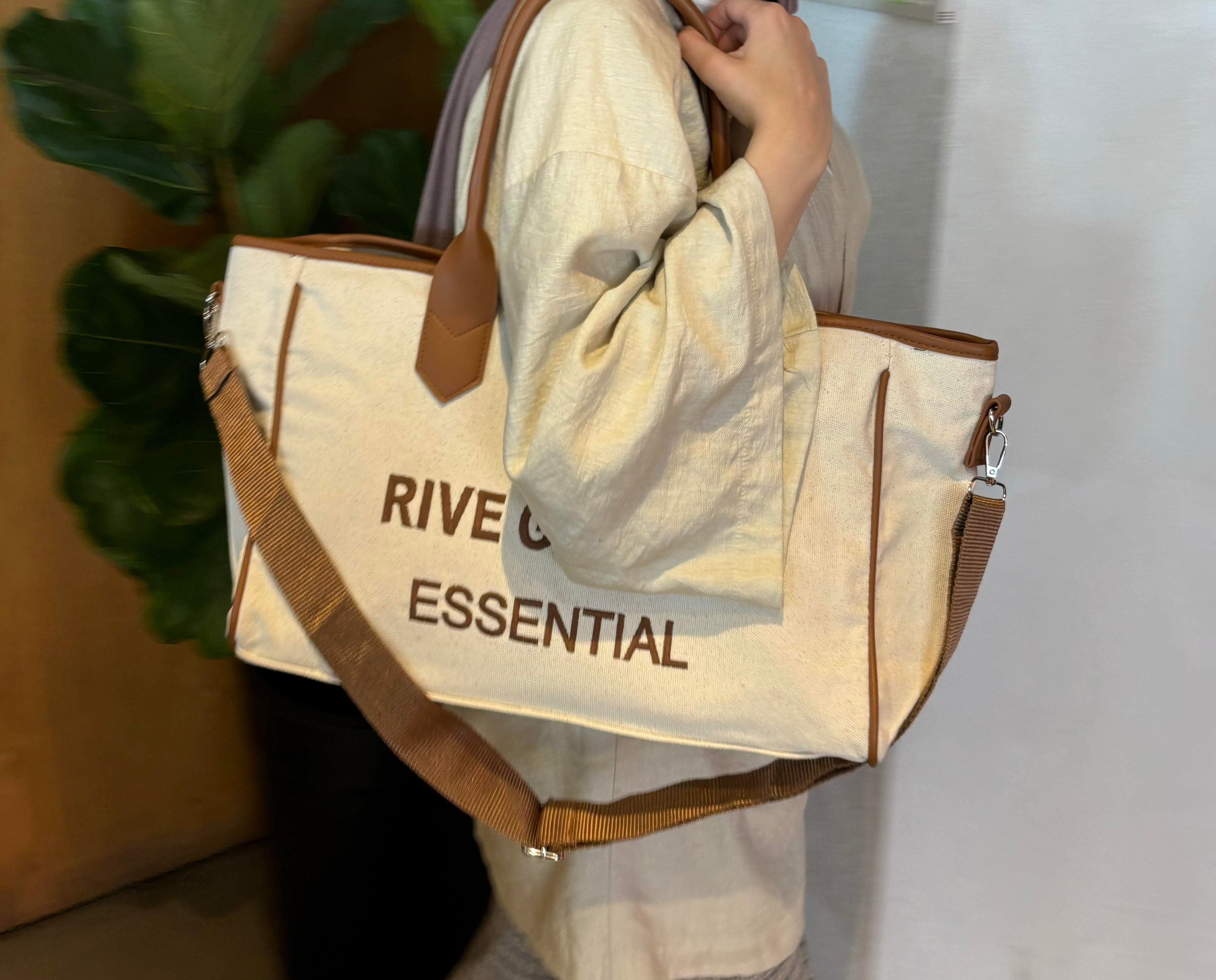 Mia Taba Geniş Kanvas Çanta