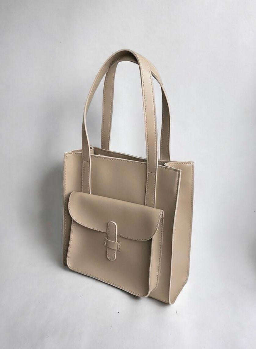 Perla Bej Deri Çanta