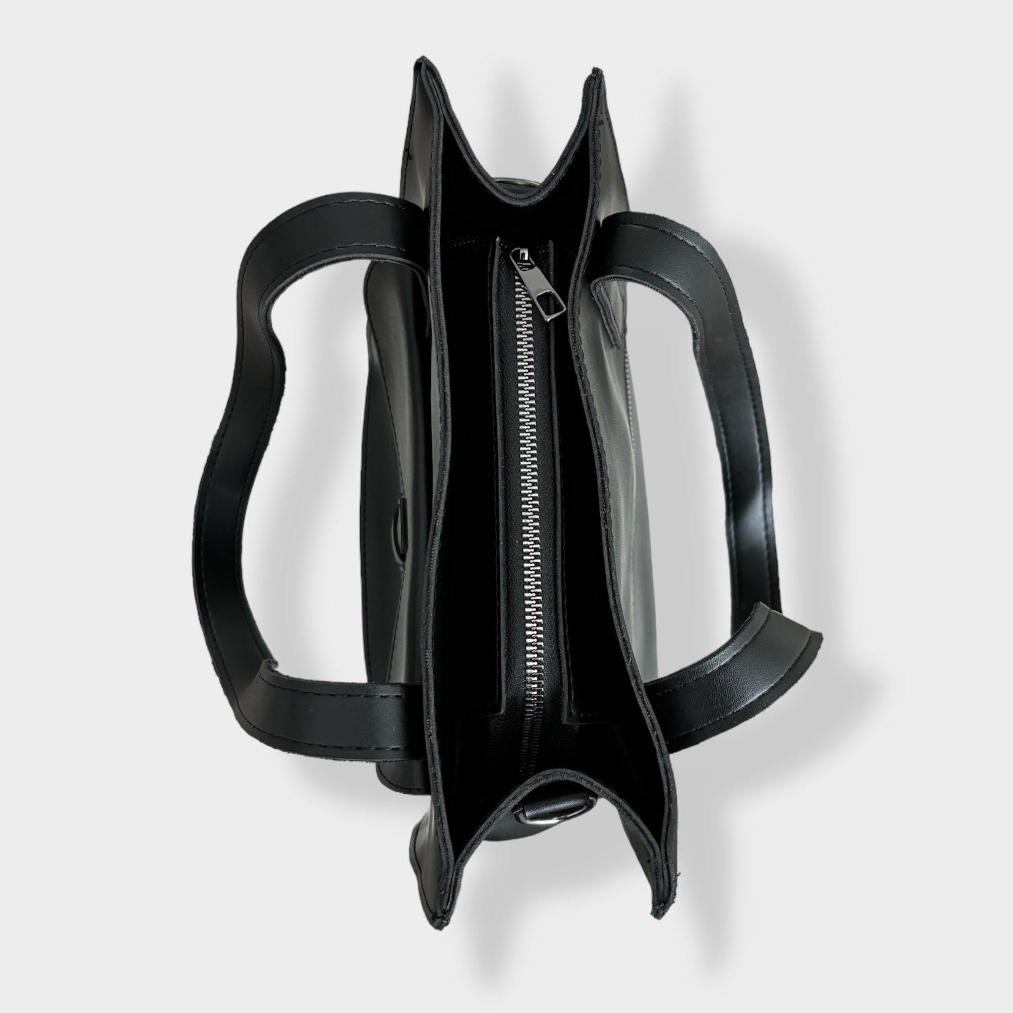 Perla Deri Siyah Çanta