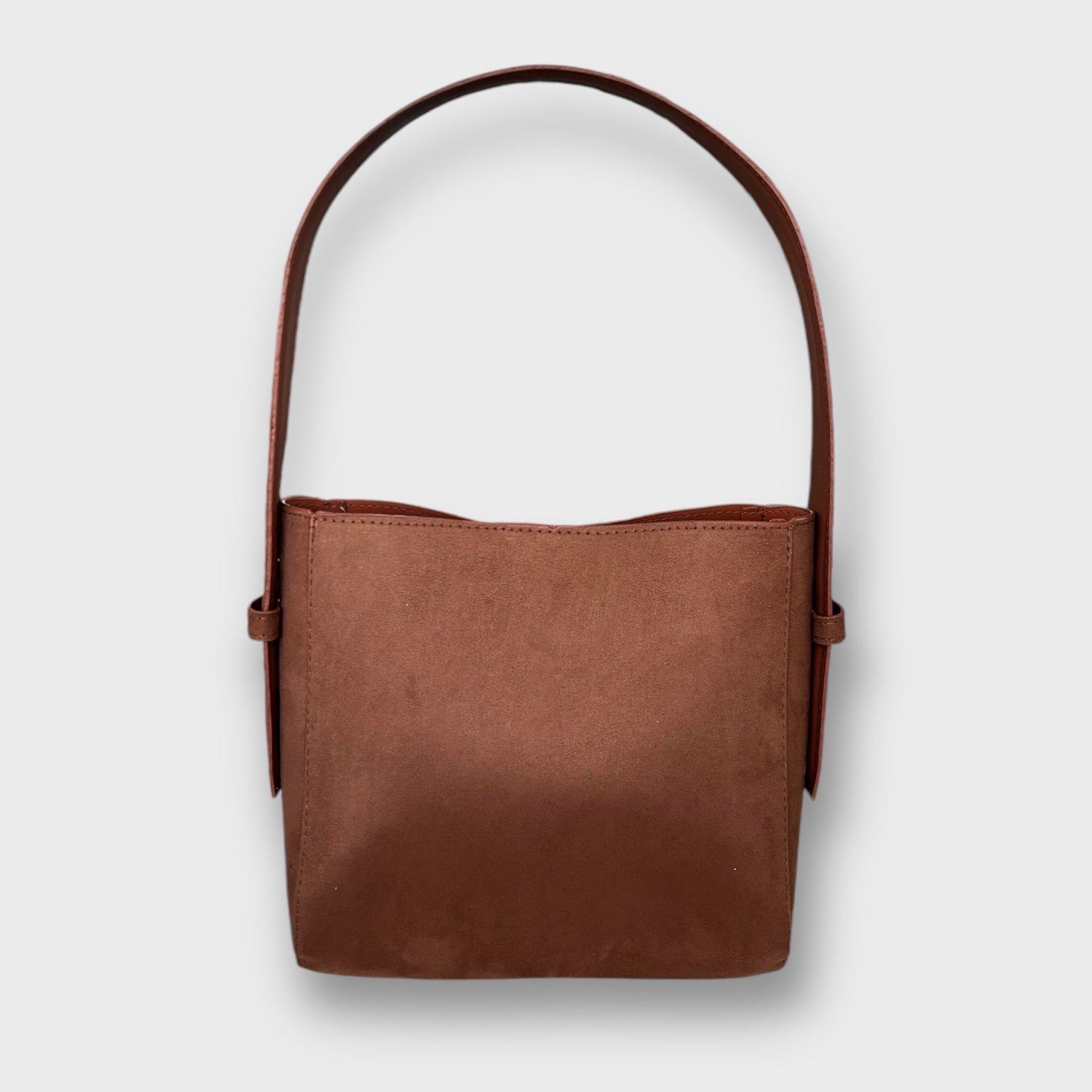 Süet Taba Omuz Çantası