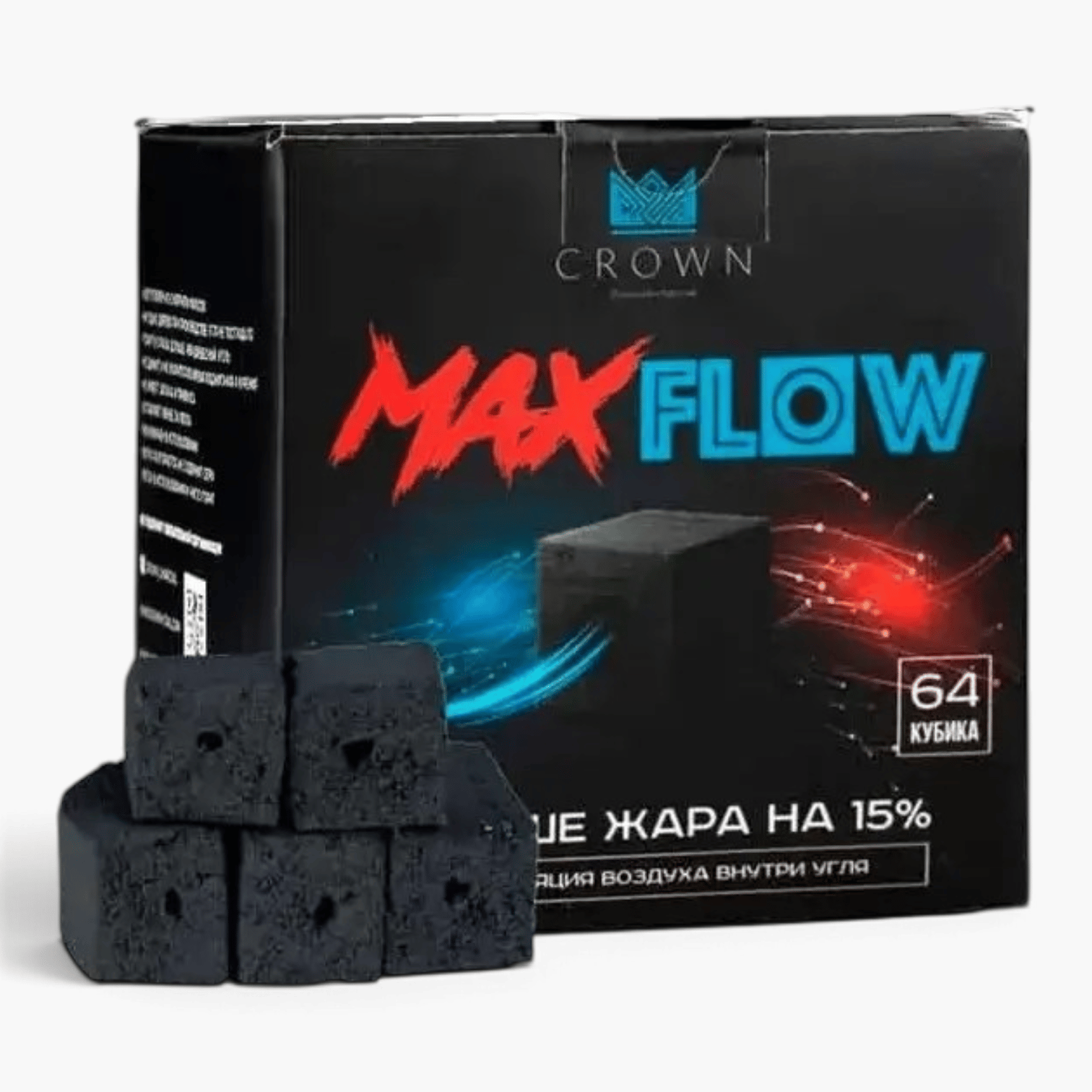 Crown Max Flow 26 mm Nargile Kömürü - Crown