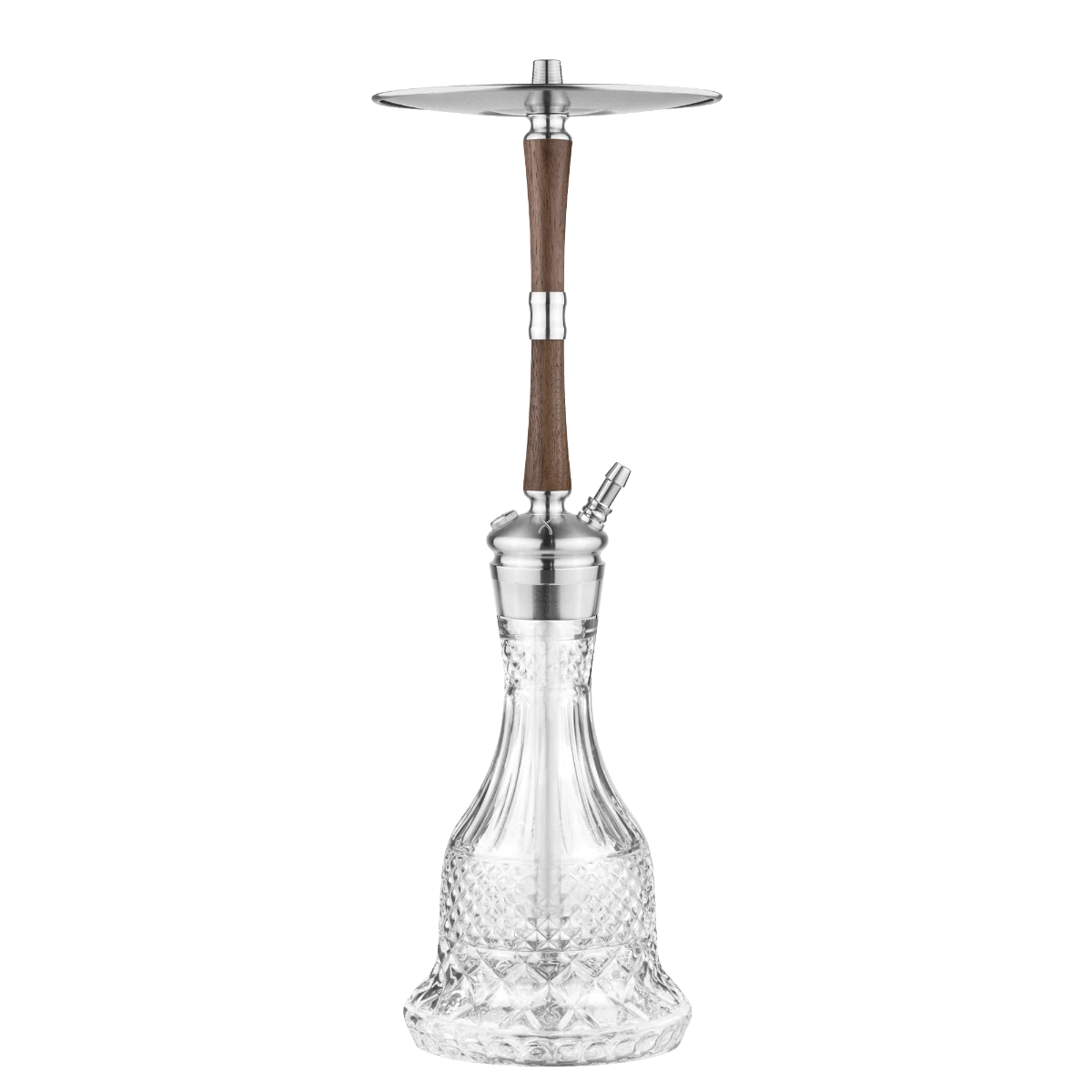 Hoob Go Pro Wood Rus Nargile Takımı - Silver - Hoob