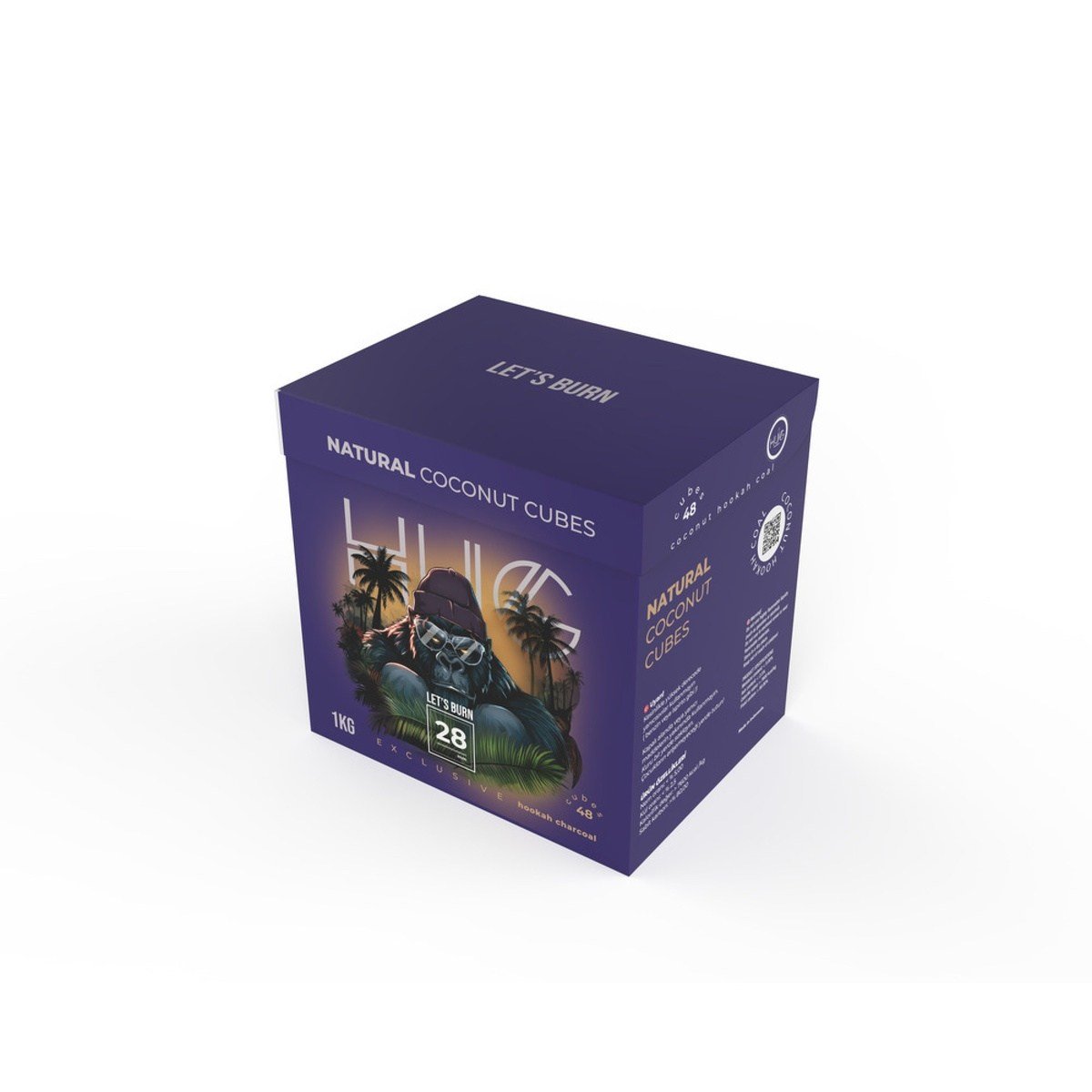 Hug Coal 28 mm Nargile Kömürü – 1 kg - Hug