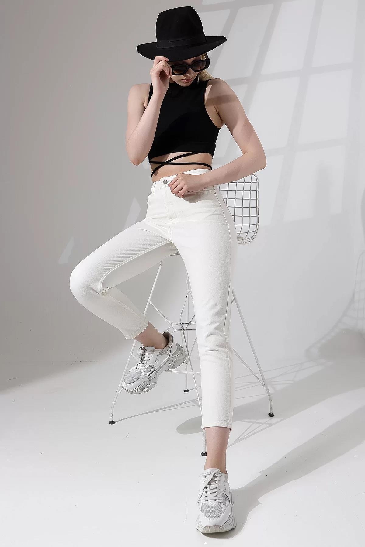 KADIN YÜKSEK BEL SKINNY JEAN