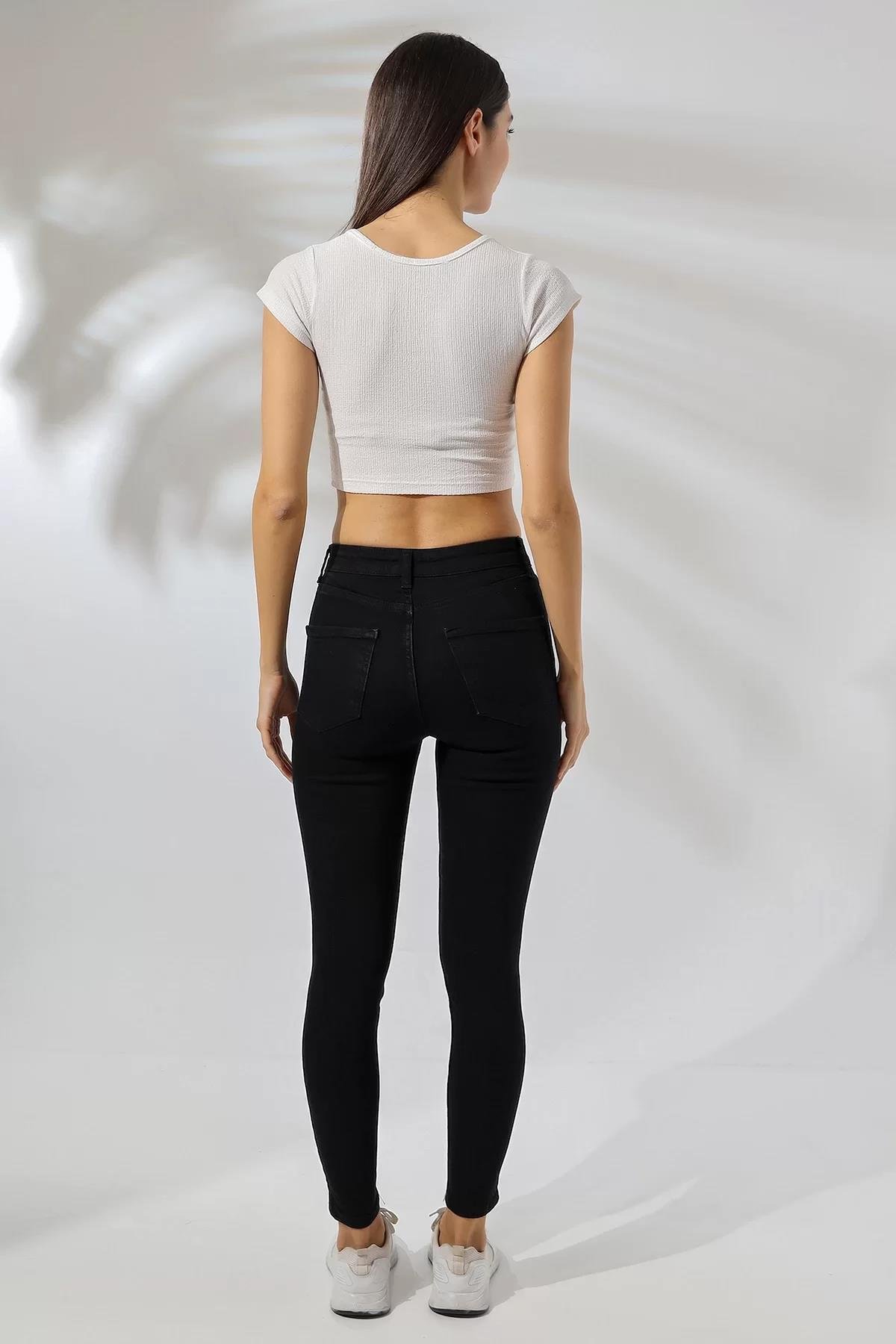 KADIN YÜKSEK BEL SKINNY JEAN