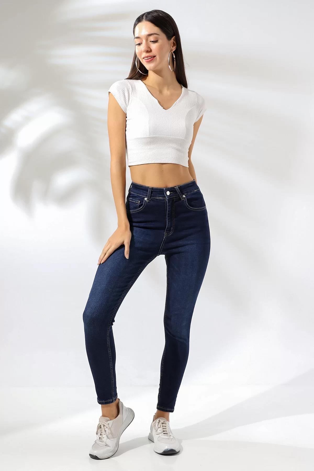 KADIN YÜKSEK BEL SKINNY JEAN
